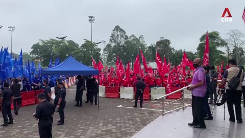 Supporters show up in force at nomination centres