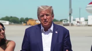 Trump Responds When Asked If He'll Take A Plea Deal