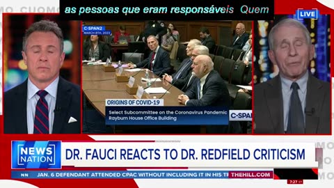 Dr. Fauci responde ao Dr. Robert Redfield