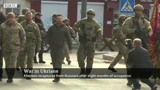 Bodies of tortured civilians found in Ukrainian city of Kherson