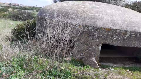 War World II bunker view