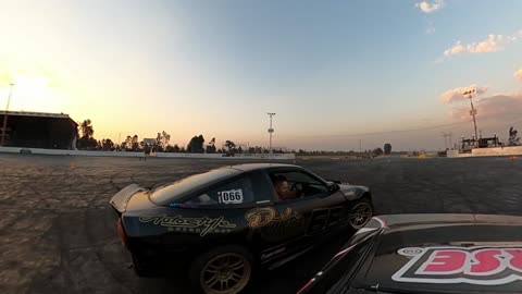 Gopro 360 in action - donuts and burnouts