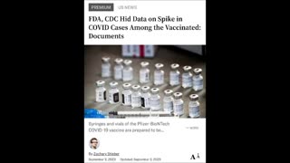 FDA & CDC hid data - never ever trust them