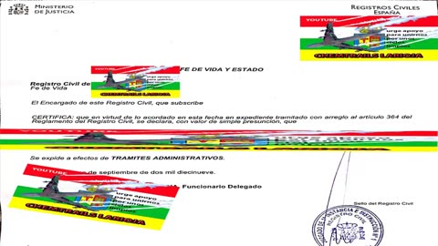 8jun2021 SOBERANIA 10 · Certificado de FE DE VIDA y como hacer una declaracion jurada · Chemtrails La Rioja || RESISTANCE ...-