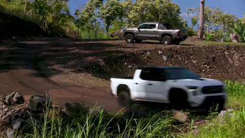 2024 Toyota Tacoma TRD Pro Ice Cap Driving Video