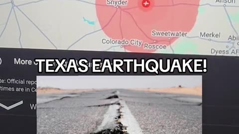 4.8 Earthquake In Texas