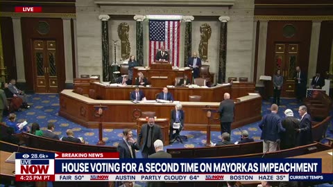 Alejandro Mayorkas impeached by House GOP over border crisis, final vote 214-213