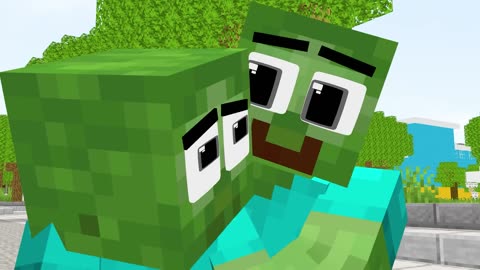 Monster School Smart Black Baby Zombie Challenge - Minecraft Animation