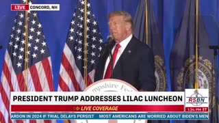 President Trump @ The New Hampshire Federation of Republican Women Lilac Luncheon