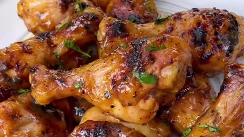 Mango habanero drumsticks