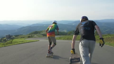 Longboarding __ Sunset Session in NC