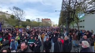 Paris - 4-15-23 People Still Protesting