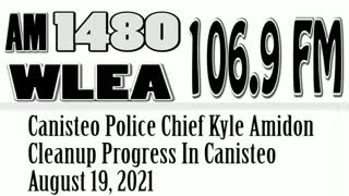Canisteo Police Chief Kyle Amidon, The Flooding In Cnnisteo, August 19, 2021
