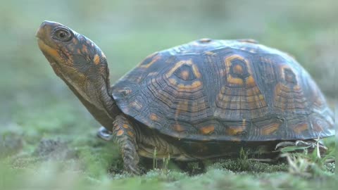 Beautiful Little Turtle Looking At Sky Amazing Nature