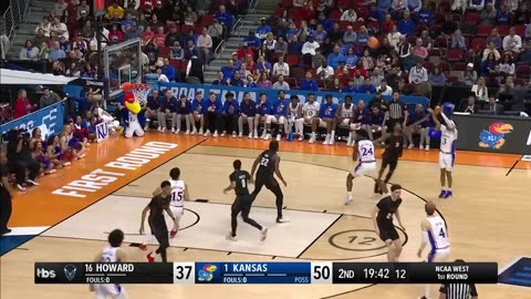 Kansas vs. Howard - First Round NCAA tournament extended highlights