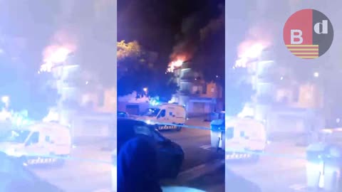 Muere un hombre en el incendio de una vivienda en Badalona