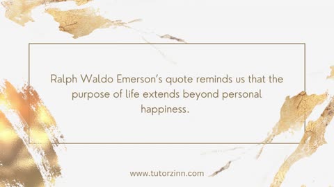 Ralph Waldo Emerson's Quote with Explanation. Deep Quote.