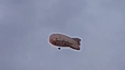 Airship in the sky