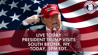 LIVE STREAM: President Trump Visits the South Bronx, NY | Today 5PM EDT.