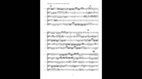 J.S. Bach – Motet: “Jesu, meine Freude”, Part 3 (Saxophone Quintet)