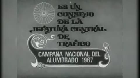 Revise sus luces - Campaña Nacional del Alumbrado - DGT - España - Publicidad (1967)