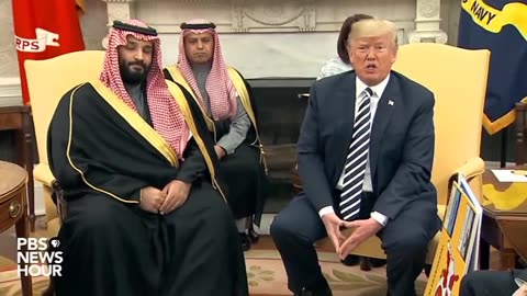 President Trump held with Saudi Crown Prince