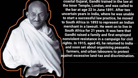 Mahatma Gandhi biography |India