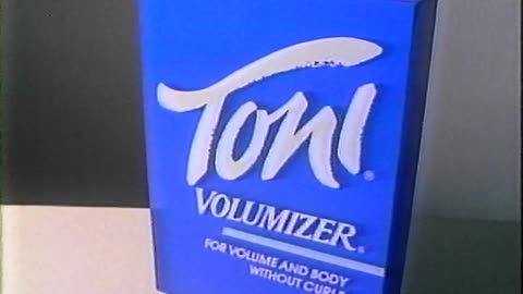 Toni Volumizer Home Perm 1986 TV Ad - Big 80's Hair!