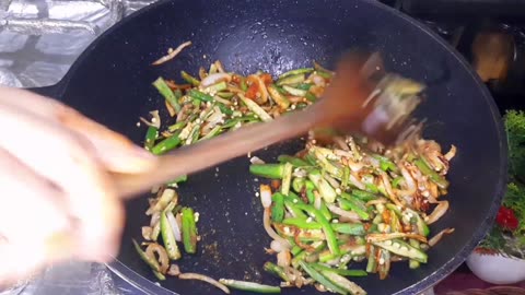 Stir Fry Bhindi Recipe | Restaurant Style Bhindi Masala | Okra Chilli Fry