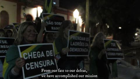 Porto Alegre, 23 dias de manifestação contra a Fraude nas eleições!