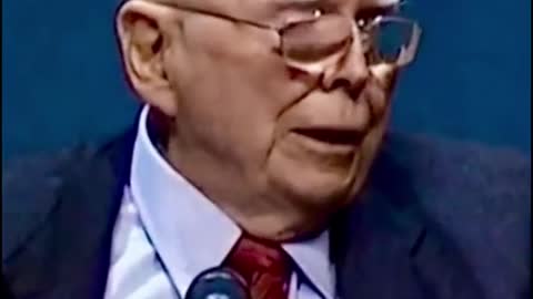 Berkshire Vice Chairman Charlie Munger speaks at the annual shareholder meeting