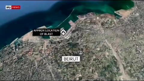 UFO is Caught in Beirut Explosion by Jairo Parra