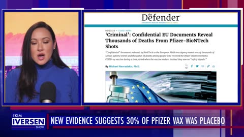 Kim Iversen: One in Three Pfizer Vaccine Shots May Have Been a Placebo - 28 June 2023