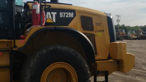 Cat 972M wheel loader 22.25 yard bucket