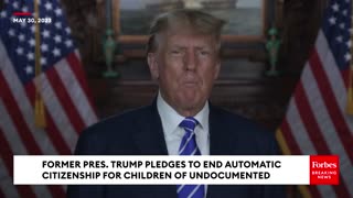 Trumps last speech about ending birthright citizenship