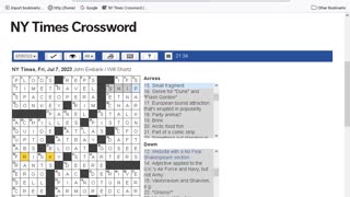 NY Times Crossword 2 Jun 23, Friday