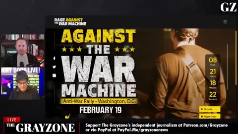 Rage Against War Rally in D.C. Feb. 19,2023