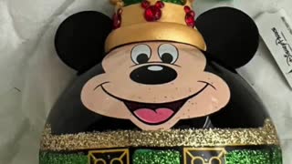 Disney Parks Nutcracker King Mickey Mouse Glass Ball Ornament #shorts