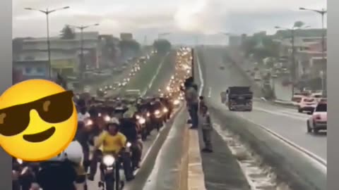 Protesters heading to Av Paulista