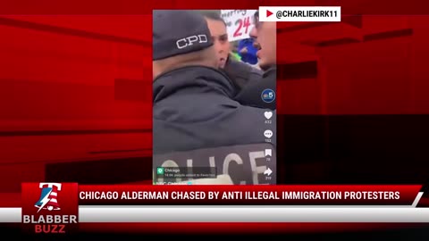 Chicago Alderman Chased By Anti Illegal Immigration Protesters