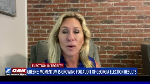 Rep. Greene: Momentum is growing for audit of Ga. election results