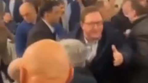 The brawl took place in the Georgian parliament