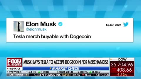 TESLA ACCEPTING DOGE COIN PAYMENTS