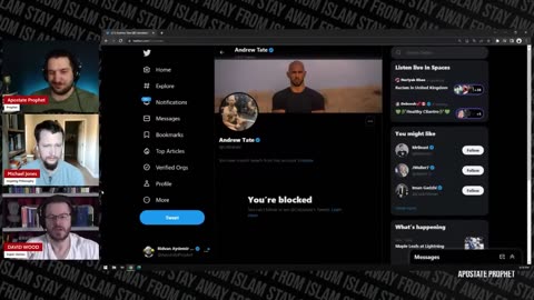 Andrew Tate BLOCKED ME (Top G vs Top P)