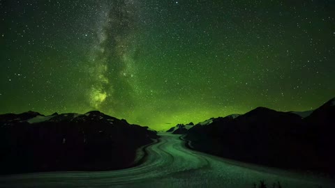 Beautiful river of stars