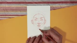 how to draw faces, eyes, nose, mouth | tutorial