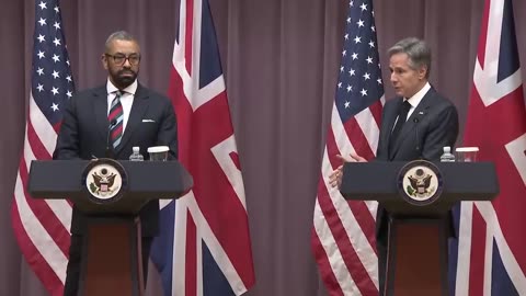 Secretary Blinken holds a joint press availability with UK Foreign Secretary James Cleverly