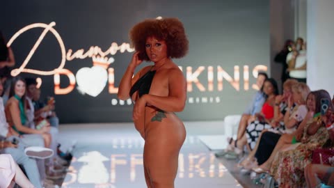 Tiarah Tucker in Slow Motion Atlanta Swim Week 2024 4k Heat