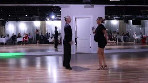 pregnant woman ballroom dancing (Italy)