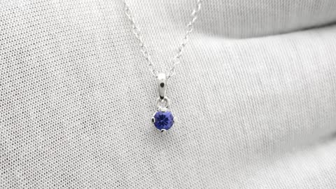 Buy Blue Tanzanite Necklace|Chordia Jewels |